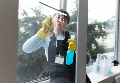 Nettoyage de vitres intérieures et extérieures à Sainte-Marie-du-Bois